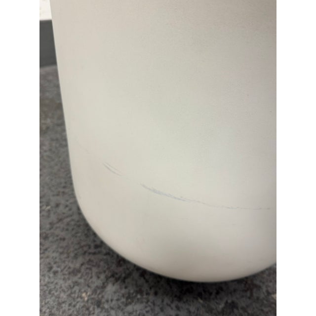 Esmerelda Estudio for Cb2 Cap Ivory Cement Side Table For Sale - Image 9 of 12