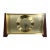 Vintage Modernist Wooden Teak Brass Table Clock from Dugena, Germany, 1960s For Sale - Image 16 of 16