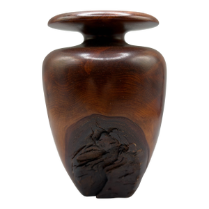 Vintage Redwood Burl Weed Stem Vase by Lr Vansley
