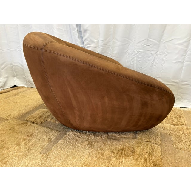 Rh Reyna Leather Swivel Chairs (Set of 2) For Sale In Columbus - Image 6 of 18