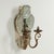 Antique Pair of Italian Mirrored Two Light Wall Sconces For Sale - Image 4 of 12
