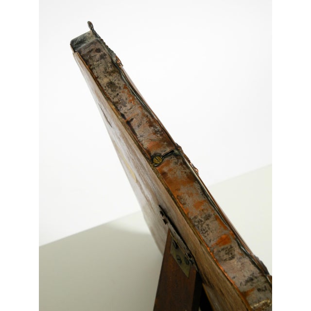 Wooden Table Mirror with Silver-Plated Frame, 1930s For Sale - Image 16 of 18
