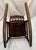 Wood Antique Primitive Oak Rocking Chair, 19th Century Pressed Back Armless Rocker For Sale - Image 7 of 9
