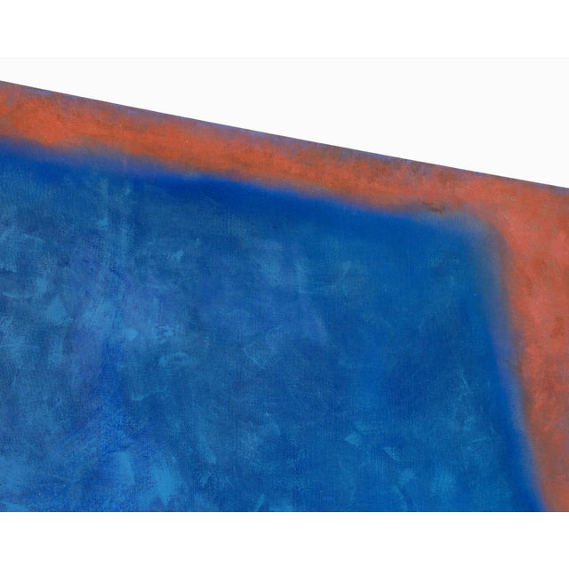 Large 4x5 Vintage Abstract Painting on Canvas, 1978 For Sale In Los Angeles - Image 6 of 8