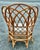 Coastal Bent Rattan Wingback Chair For Sale In New York - Image 6 of 6