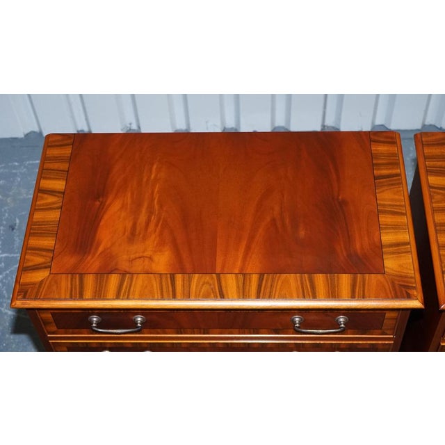 Brown Large Edwardian Style Chest of Drawers by Paul Smith Brighton, Set of 2 For Sale - Image 8 of 18