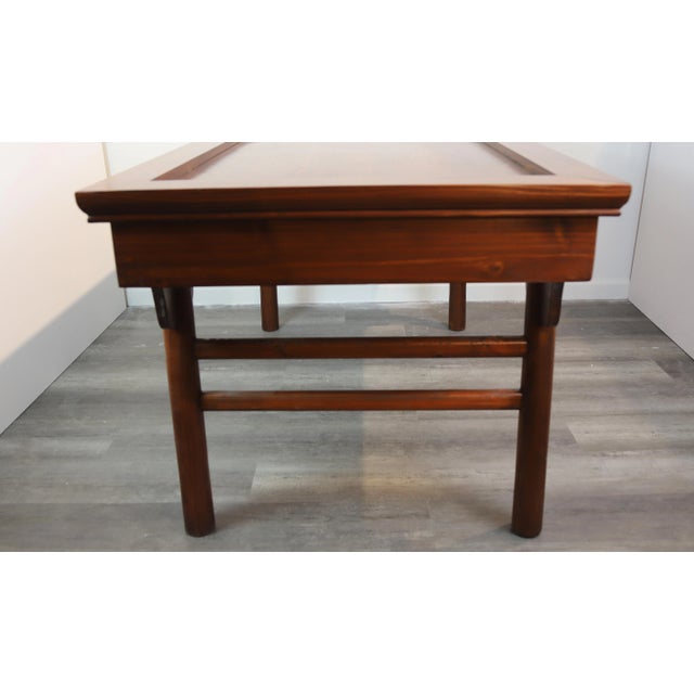 Maroon Vintage Ming Style Console Table For Sale - Image 8 of 11