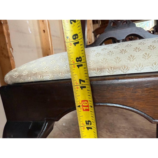 Antique George III Style Ball and Claw Feet Mahogany Side Chair For Sale - Image 14 of 14