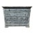 Antique French Louis Philippe Walnut Dresser | Blue-Black Painted Commode | Circa 1920 For Sale