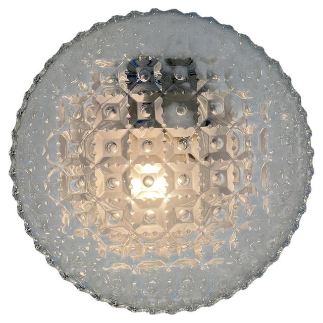 Mid-Century Glass Wall Lamp, 1970s For Sale - Image 9 of 9
