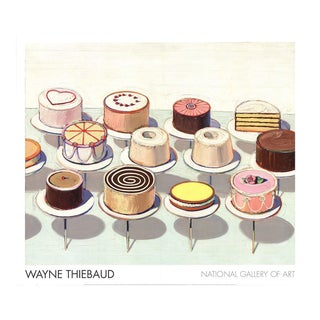 2016 Wayne Thiebaud 'Cakes' Pop Art Offset Lithograph For Sale