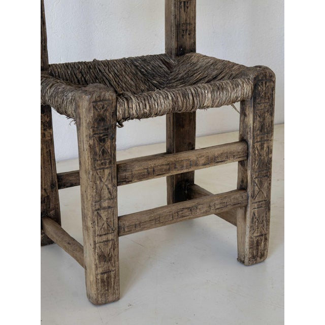Rustic Vintage Pyrenees Chairs, Set of 4 For Sale - Image 3 of 18