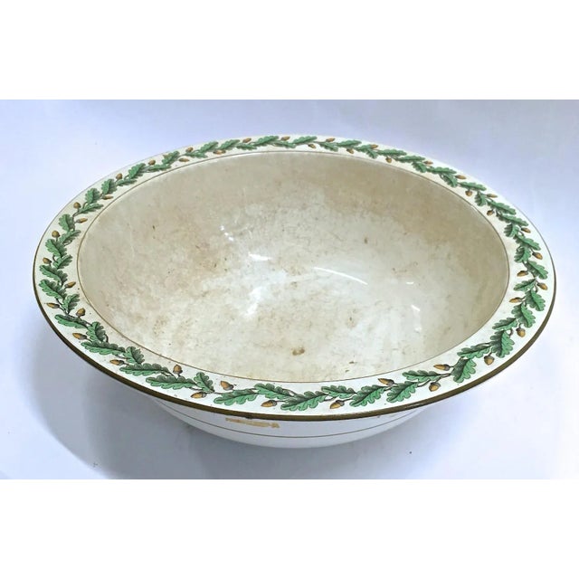 Antique Wedgwood Oak Leaf & Acorn Fruit Bowl. Marked "Wedgwood, R, 82088" on the underside.