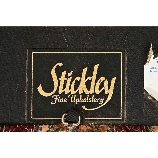 Stickley Mission Arts and Crafts Cherry Wood Spindle Settle Sofa For Sale - Image 11 of 15