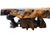 Brown 1970s Organic Burl Wood Live Edge Coffee Table With Sculptural Root Base For Sale - Image 8 of 8