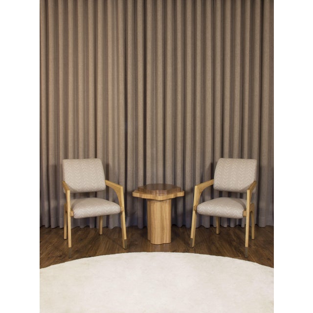 Not Yet Made - Made To Order Arizona Side Table in Oak and Walnut Veneer by Insidherland For Sale - Image 5 of 12