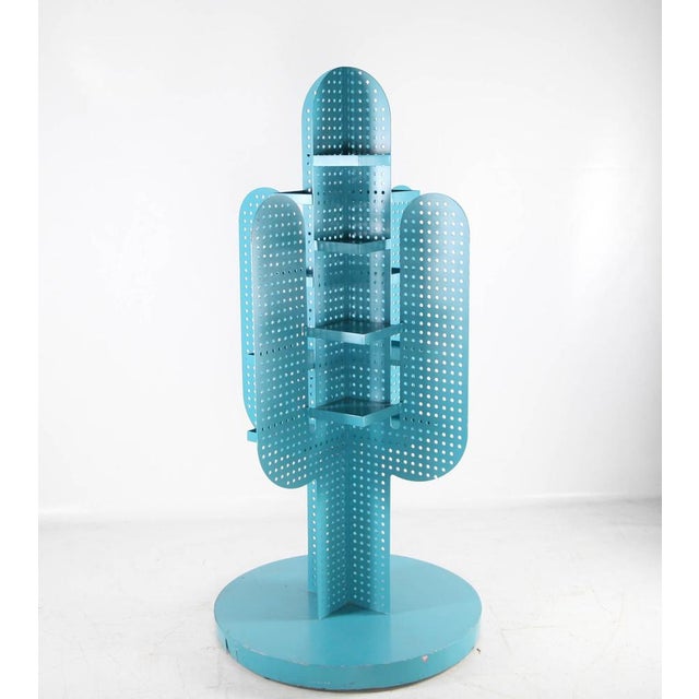 Cactus Shelf in Perforated Metal, 1980s For Sale - Image 18 of 18