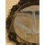 Wood 1990s Vintage Italian Oval Shaped Wood Carved Mirror For Sale - Image 7 of 10