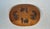 Vintage Indonesian Copper Batik Tjap Stamp Walnut Wood Serving Tray Lobsters and Fishes For Sale - Image 4 of 12