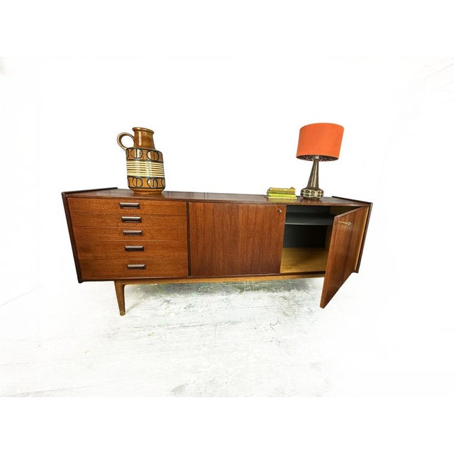 Vintage Scandinavian Teak Ulferts Tibro Sideboard by Tage Olofsson for Heals, 1950s For Sale - Image 9 of 18
