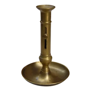 Mid 20th Century Moroccan Hand-Crafted Brass Candleholder