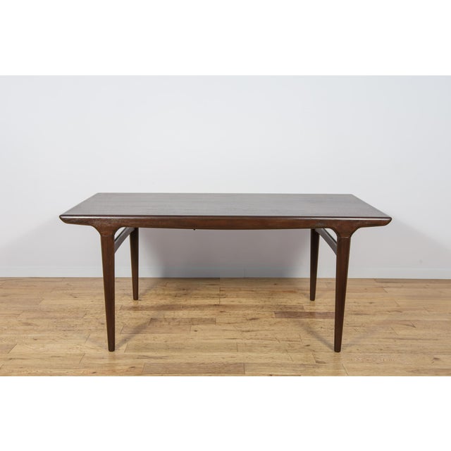 Mid-Century Modern Mid-Century Modern Teak Extending Dining Table by Johannes Andersen for Uldum Møbelfabrik, Denmark, 1960s For Sale - Image 3 of 18