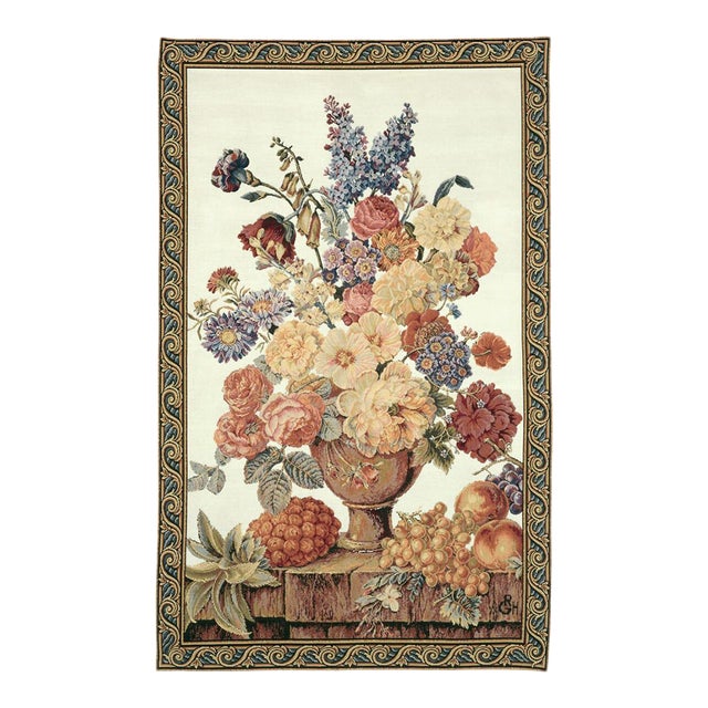 Le Vase Loom Woven Tapestry - 210 X 132 Cm (6'11" X 4'4") - Requires Rod Size 3 For Sale