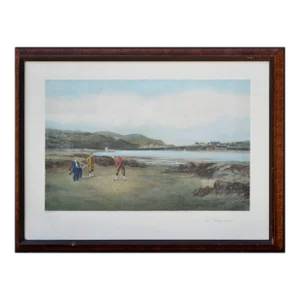 "The Putting Green" - Figurative Landscape by Douglas Adams