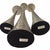 Metal Studio a Home Beacon Gunmetal Cast Iron Candleholders – Set of 3 For Sale - Image 7 of 8