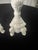 1960s Vintage Napcoware Provincial White Ceramic Candlesticks For Sale - Image 5 of 9