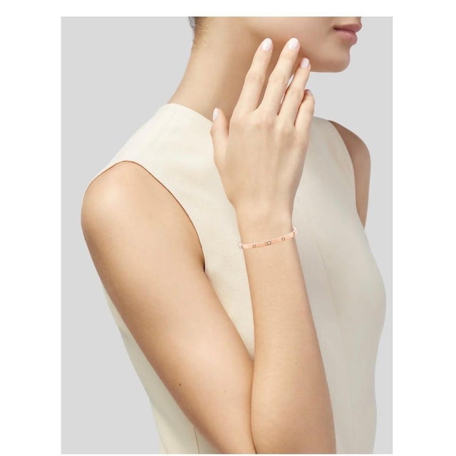 Authentic Cartier Small Love 6 Diamonds 18 Kt Rose Gold , Size 15 , Box + Certificate Part of the 'Love' collection. we...