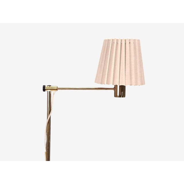 Brass Hans-Agne Jakobsson, Large Adjustable Table Lamp, Polished Brass, Sweden, 1960s For Sale - Image 8 of 16