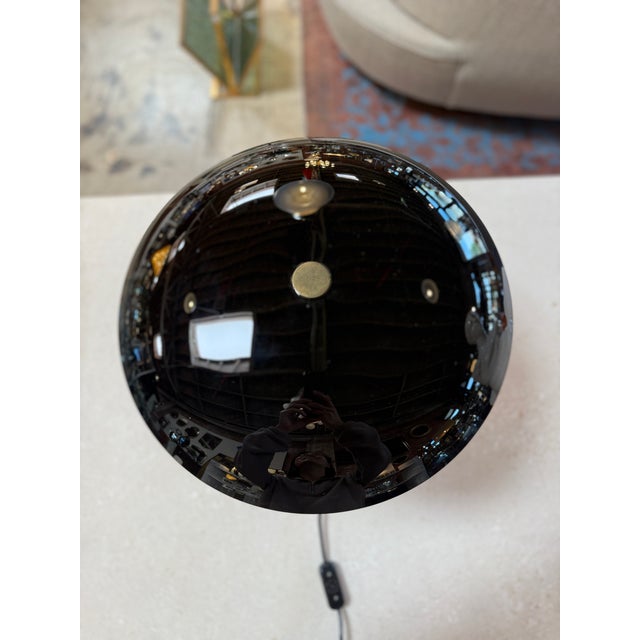 Black 1950s Fontana Arte “Bis-Tris” Table Lamp For Sale - Image 8 of 13