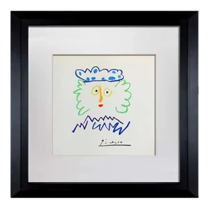 Pablo Picasso Lithograph "Cuatro Reyes 1" Limited Edition Signed Cat. Ref. C116