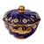 19th Century Antique Coalport Jewelled Cobalt Blue Twin-Handled Covered Bowl, 1872 For Sale - Image 5 of 14