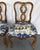 Vintage Pretzel Back Wood Chairs With New Statement Upholstery- A Pair For Sale - Image 4 of 18