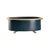 Contemporary Pie Crust Cachepot/Planter - Navy, Small For Sale - Image 3 of 6