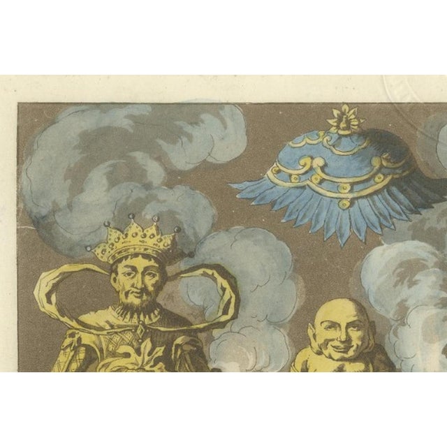 Paper Ferrario, Chinese Religious Figures and Temple Statues Costumes, 1815, Print For Sale - Image 7 of 14