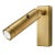 Art Deco Brushed Brass Led Focus Reading Light For Sale - Image 3 of 3