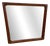 Vintage Teak Mirror, Denmark, 1960 For Sale