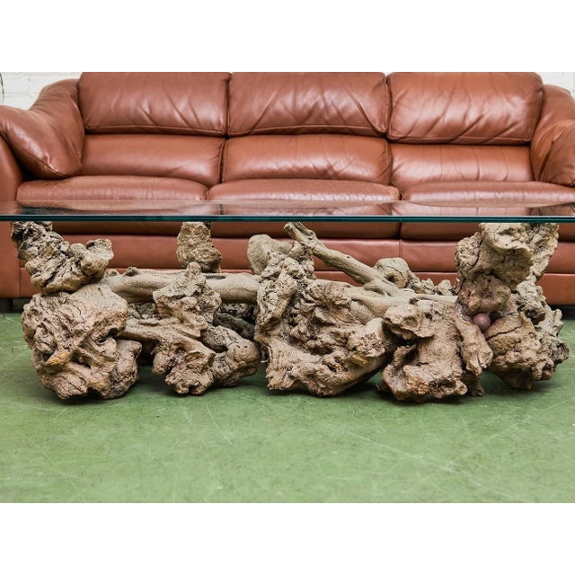 Burlwood Vintage Coffee Table For Sale - Image 4 of 11