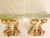 Vintage Plaster Dry Brushed Antique Tan, Pale Green Gold Heavy Wall Sconce Wall Shelves- a Pair For Sale In West Palm - Image 6 of 7