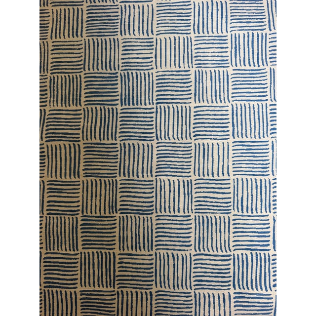Quadrille Textura French Blue on Tint by Alan Campbell 2 1/2 Yards Fabric Brand: China Seas chevron right Pattern Name:...
