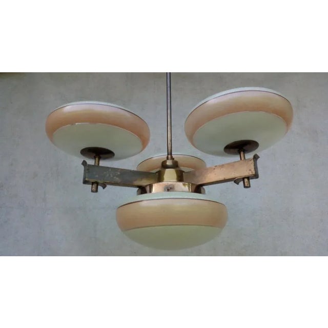 Vintage Model 6448 Chandelier from Zukov For Sale - Image 13 of 18