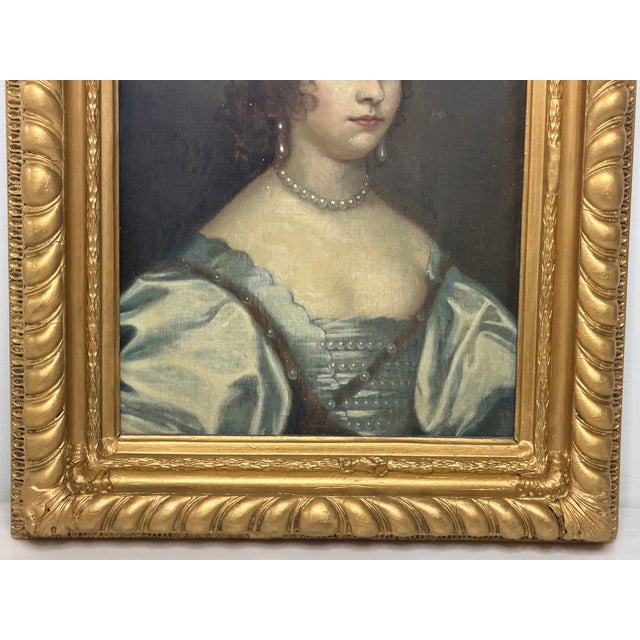 Portrait of Elizabeth Cavendish (Née Cecil), Countess of Devonshire (1620–1689) For Sale - Image 12 of 18