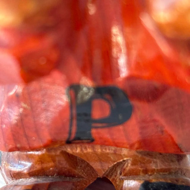 Wood Carter Hoffman Rare Princeton UniversityTiger Wooden Hand Carved and Painted Mascot 1950’s Rare For Sale - Image 7 of 11