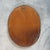 Italian Oval Brass Mirror, 1950s For Sale - Image 6 of 8