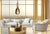 This one-of-a-kind pendant light was designed using mid-century aventurine Murano glass, a faceted crystal sphere and an...