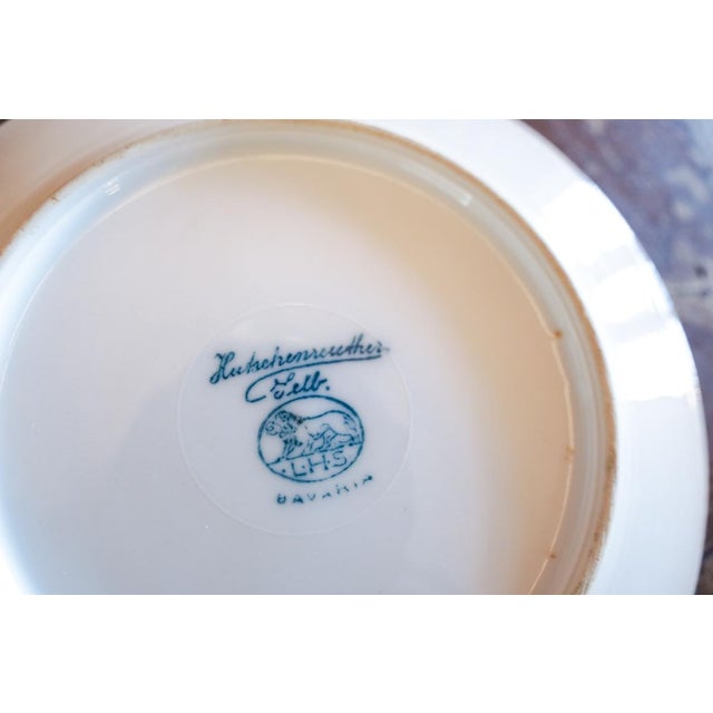 Antique Hutschenreuther Selb LHS Bavaria Gold Crest Salad Plates - Set of 4 For Sale - Image 9 of 15