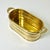 Hollywood Regency Mid-Century Boho Chic Hollywood Regency Arts & Crafts Oval Bras Planter With Flora Cast Handles For Sale - Image 3 of 11